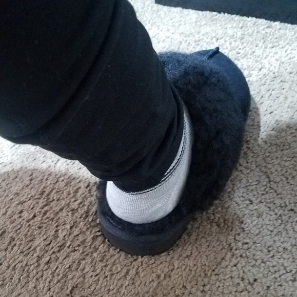 PAWZ BY BEARPAW WOMEN'S MARGARET SLIPPERS BLACK SIZE 8 A5 - Picture 5 of 11